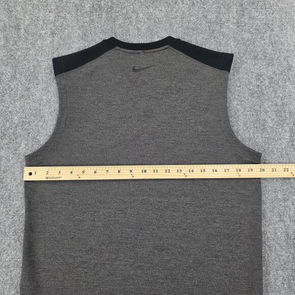 Nike Golf Vest Men Small Grey Tour Performance Dri-FIT Sleeveless Pullover Shirt - Picture 4 of 10